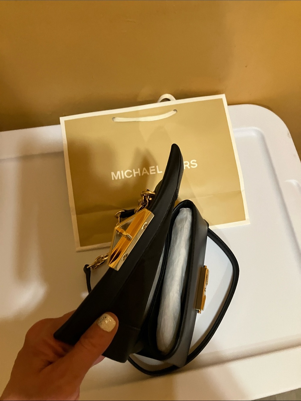 Michael Kors CECE SM Conv Non/Ltr Vegan XBody - Picture 10 of 14